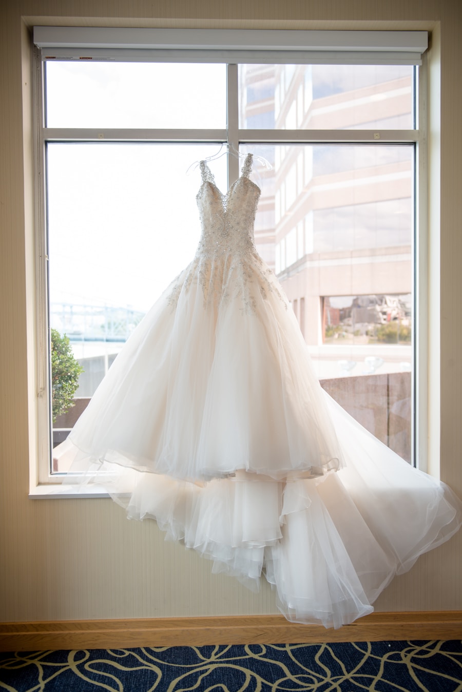 Photo Elegant wedding gown